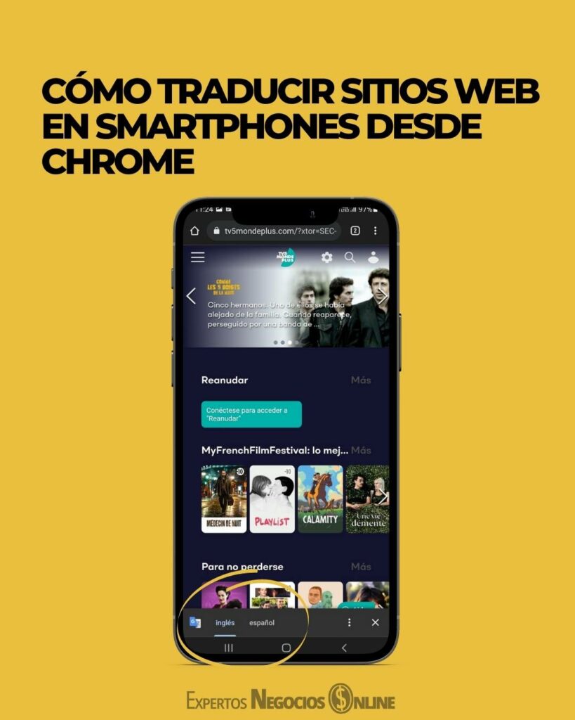 traducir página web automáticamente