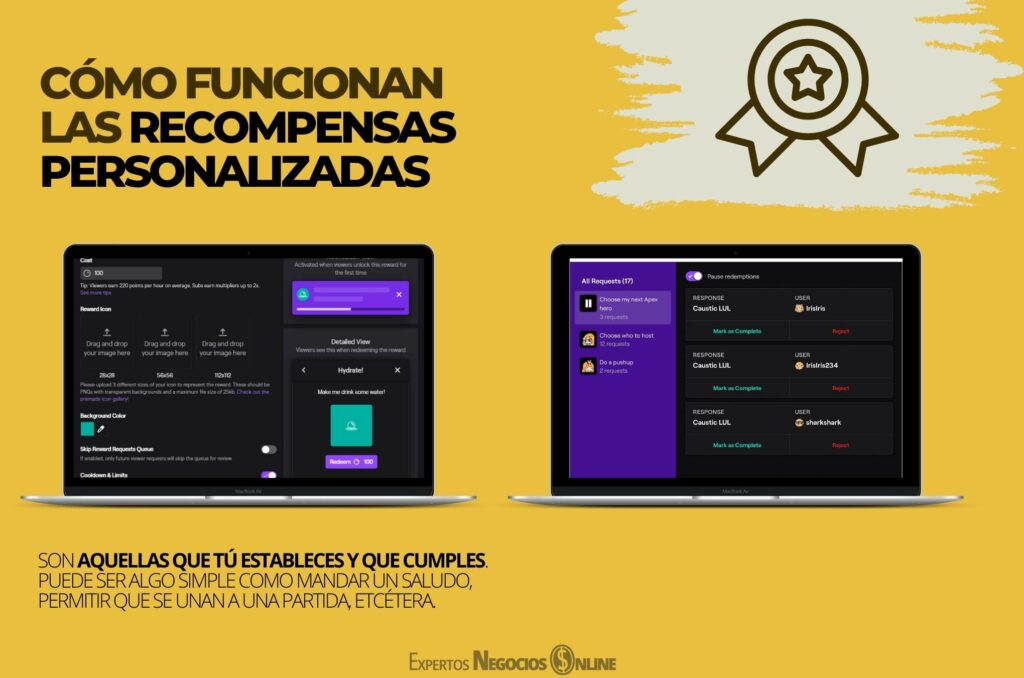 COMO FUNCIONAN LAS RECOMPENSAS PERSONALIZADAS