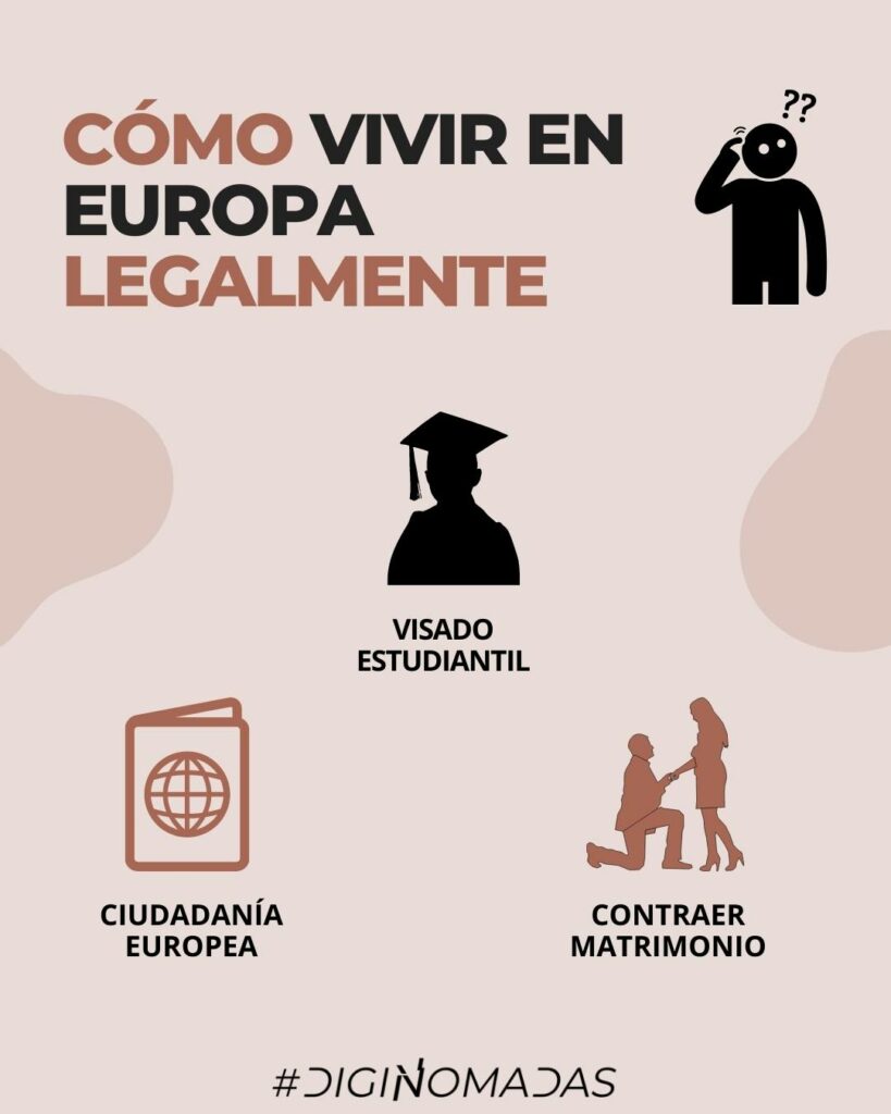 CÓMO VIVIR EN EUROPA LEGALMENTE