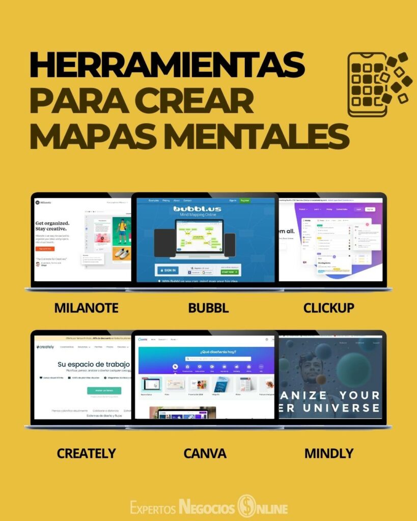 Herramientas para crear mapas mentales