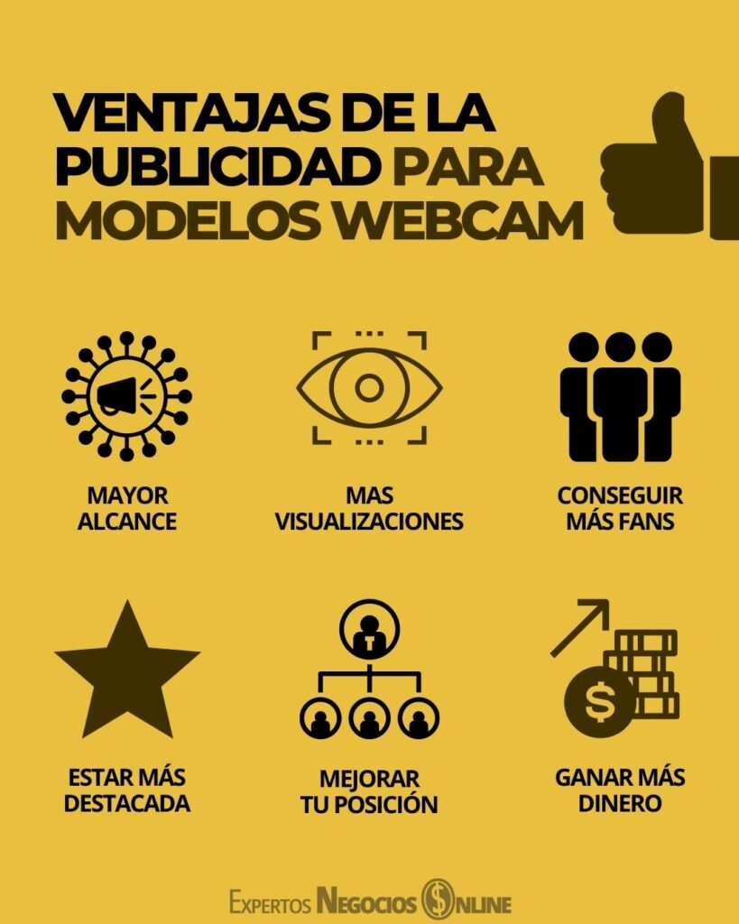 VENTAJAS DE LA PUBLICIDAD PARA MODELOS WEBCAM