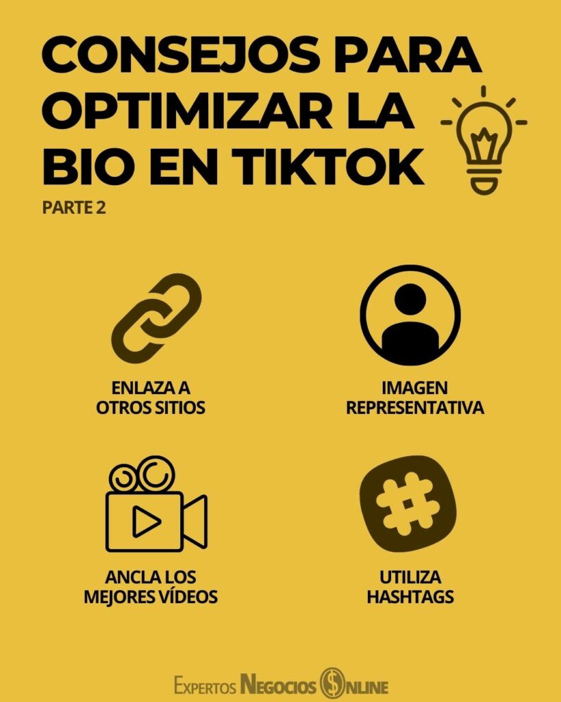 consejos para optimizar biografía tiktok (2)