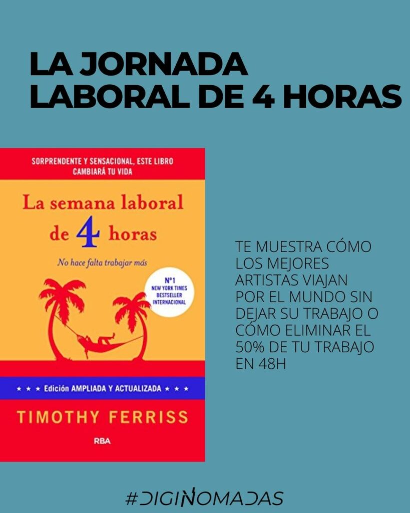 la jornada laboral de 4 horas libro para nomadas digitales