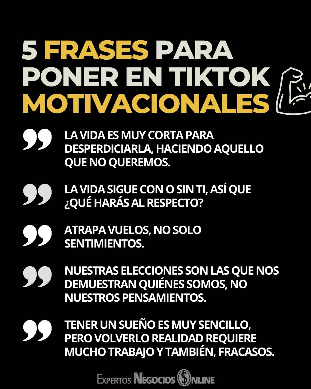 Frases para TikTok para tu perfil y vídeos Frases aesthetic