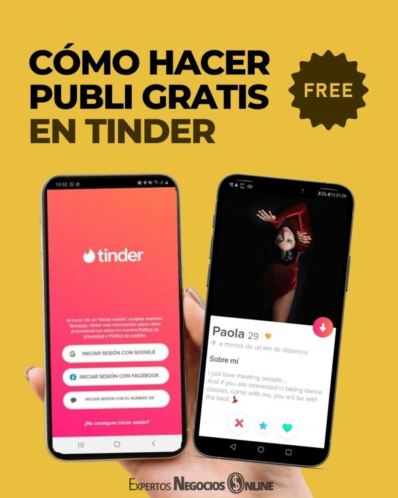 Cómo hacer publicidad gratuita en Tinder