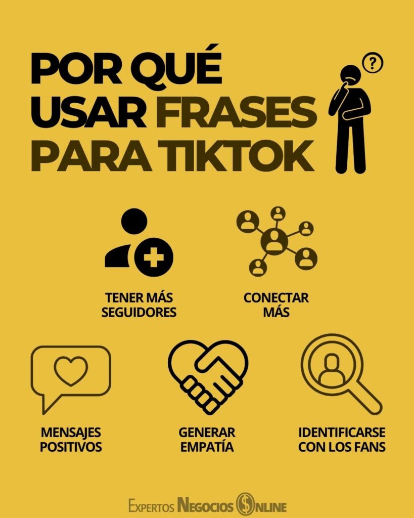 Por qué usar frases para TikTok