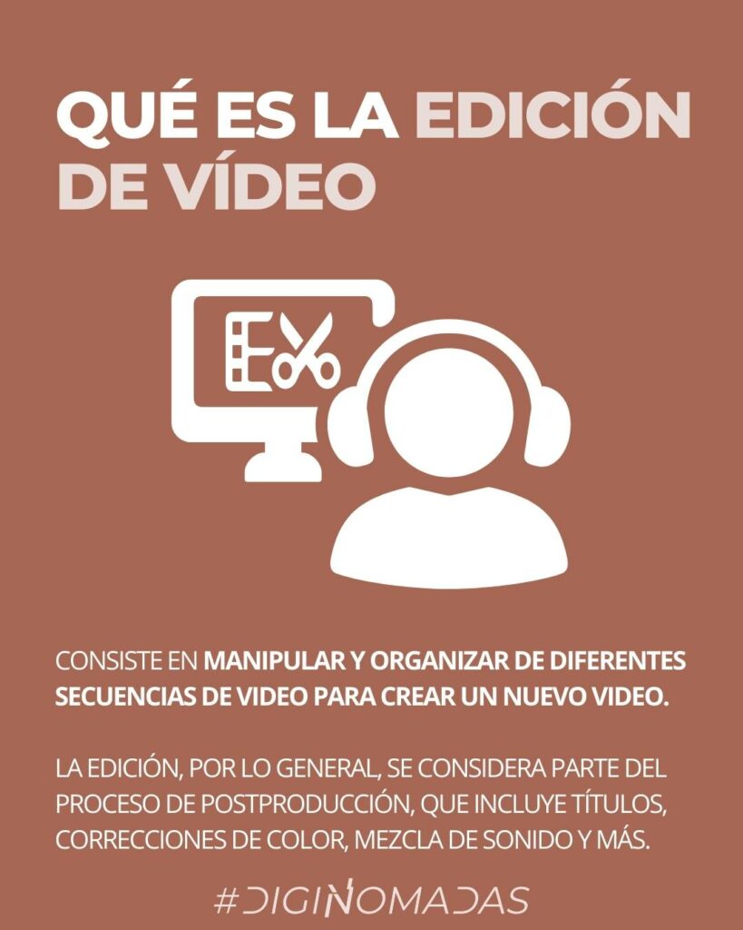 QUÉ ES LA EDICIÓN DE VÍDEO