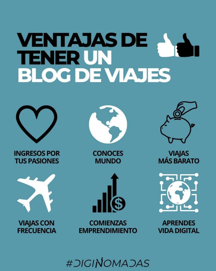 Ventajas de tener un blog de viajes - porque crear