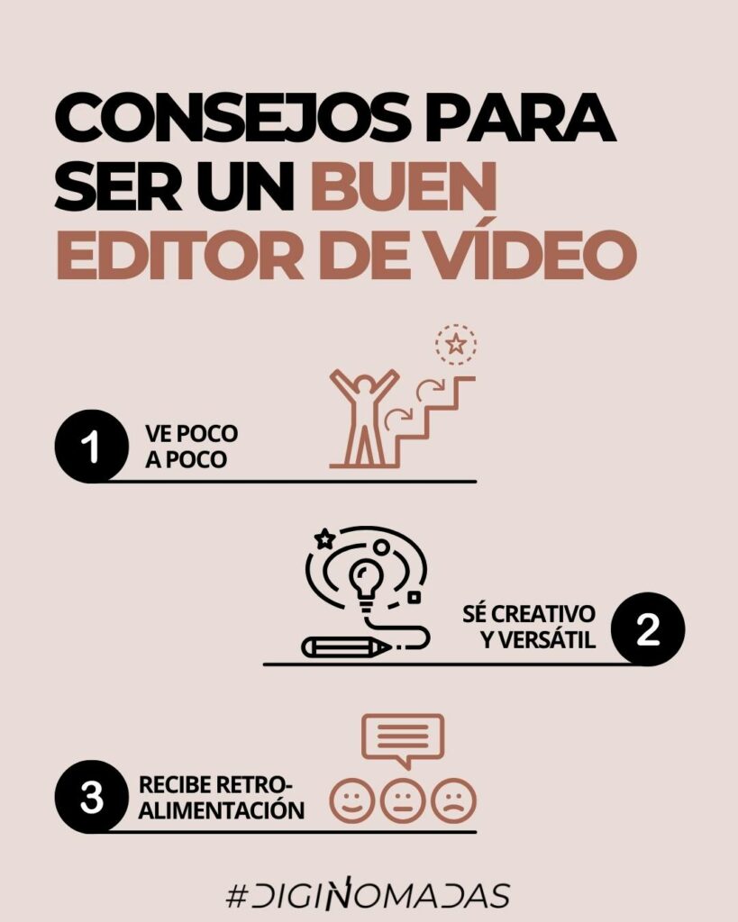 cONSEJOS PARA SER UN BUEN EDITOR DE VÍDEO