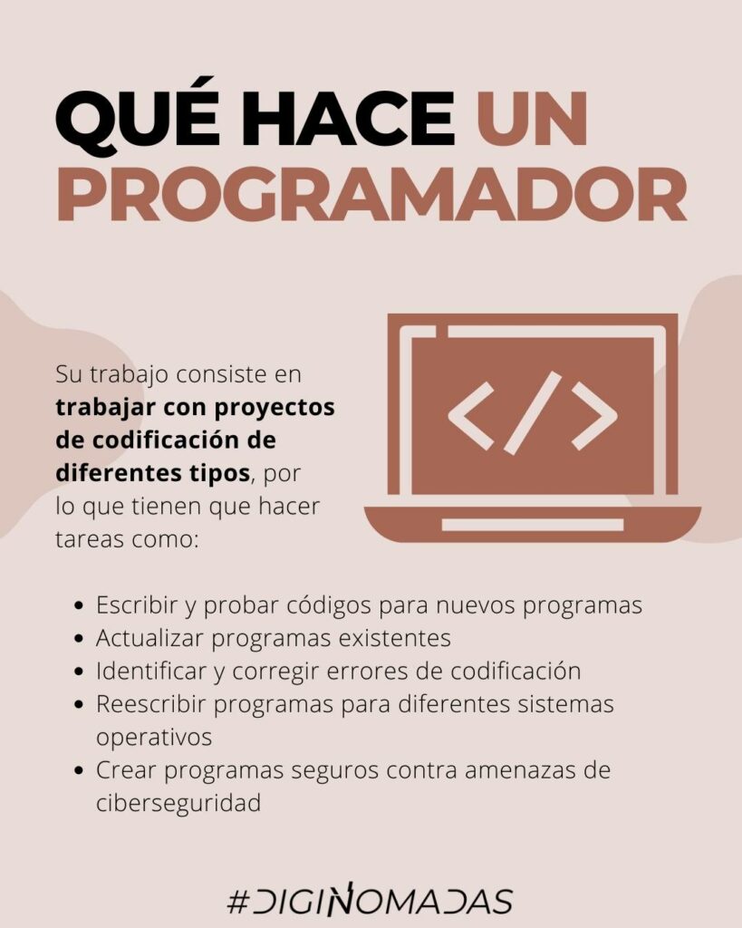 QUÉ HACE UN PROGRAMADOR