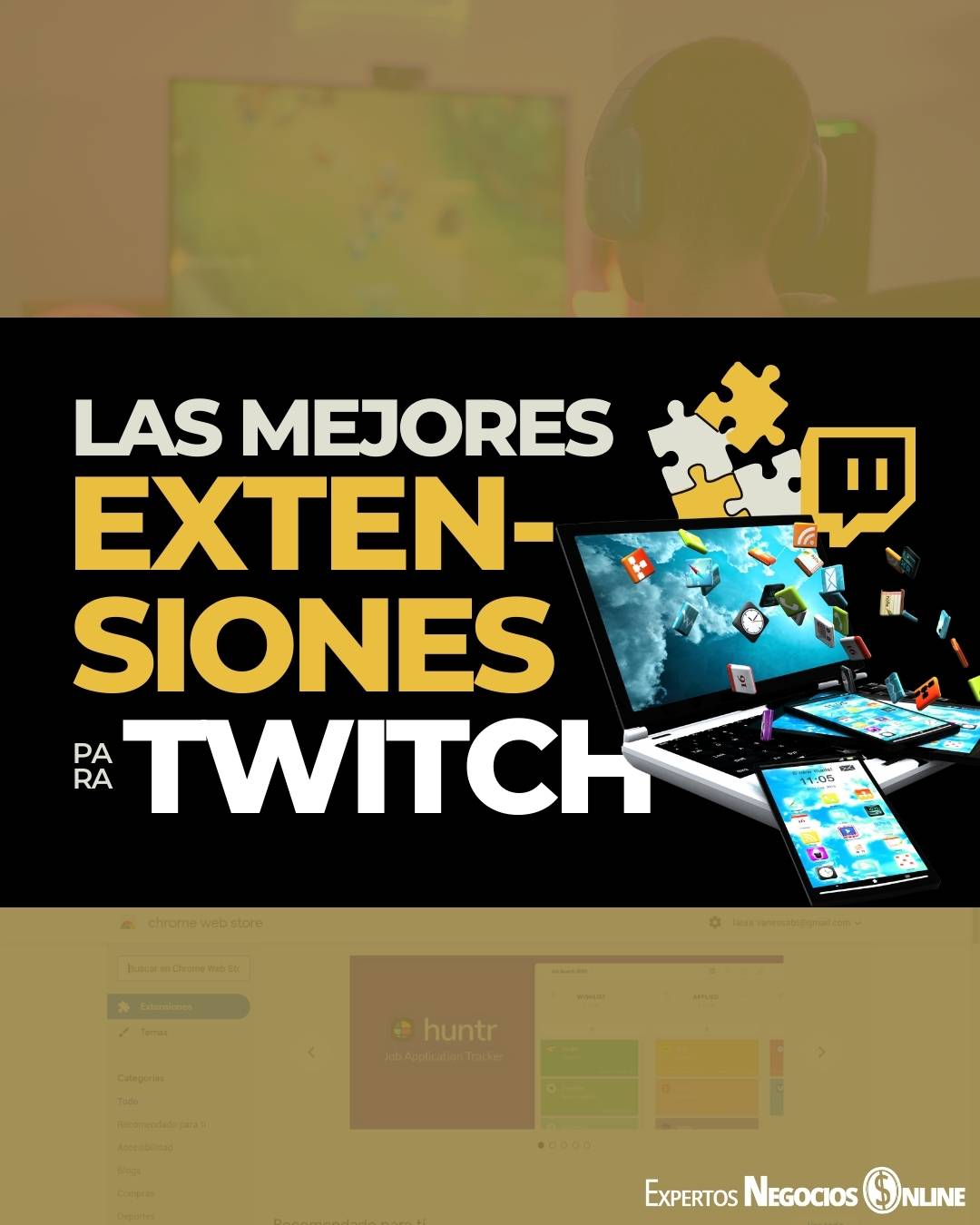 Extensiones que debes tener si eres un streamer #ayudaastreamers #cons