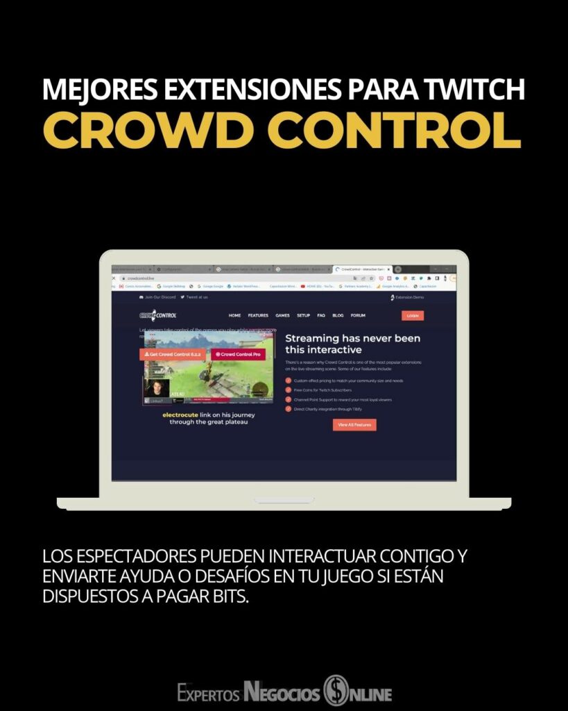 extensiones de twitch