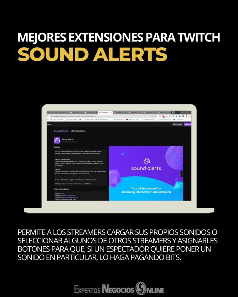 extensiones para twitchprivado