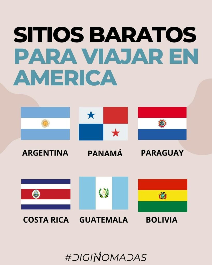 sitios baratos para viajar en AMERICA