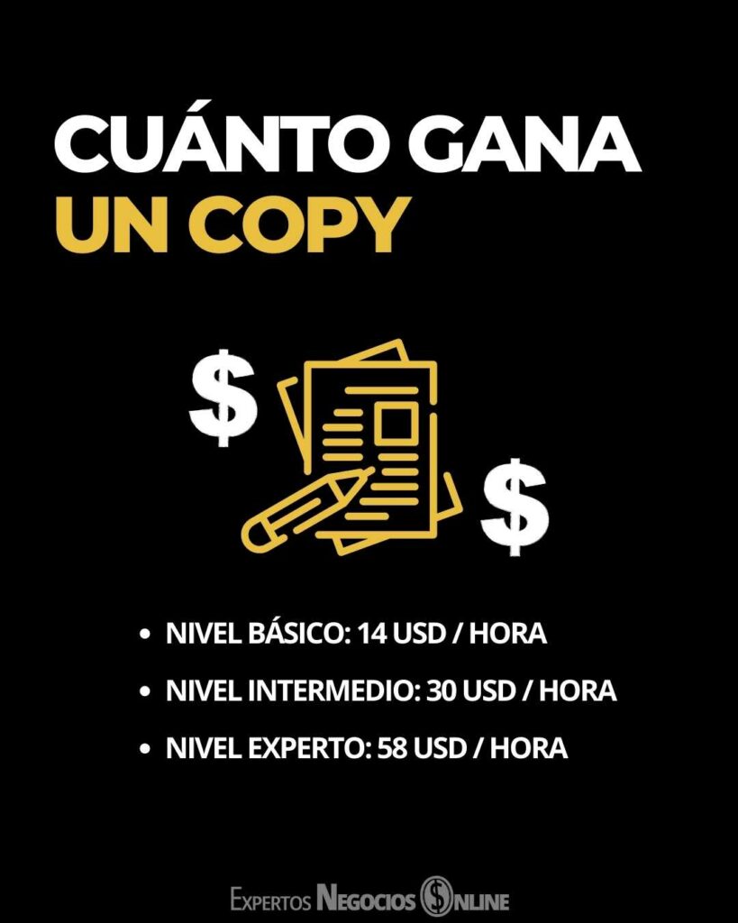 Cuanto puede ganar un copy