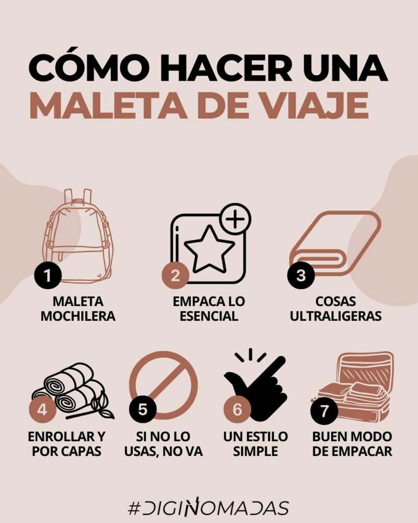 como hacer una maleta y que quepa todo