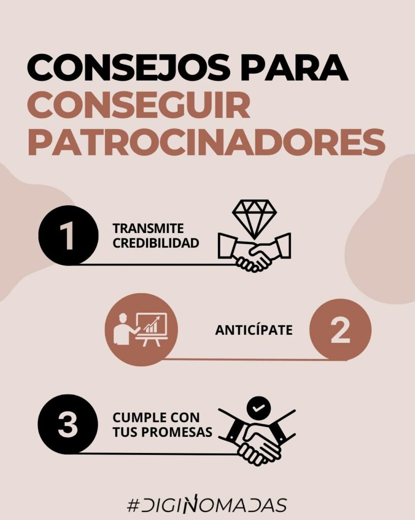 consejos para conseguir patrocinadores