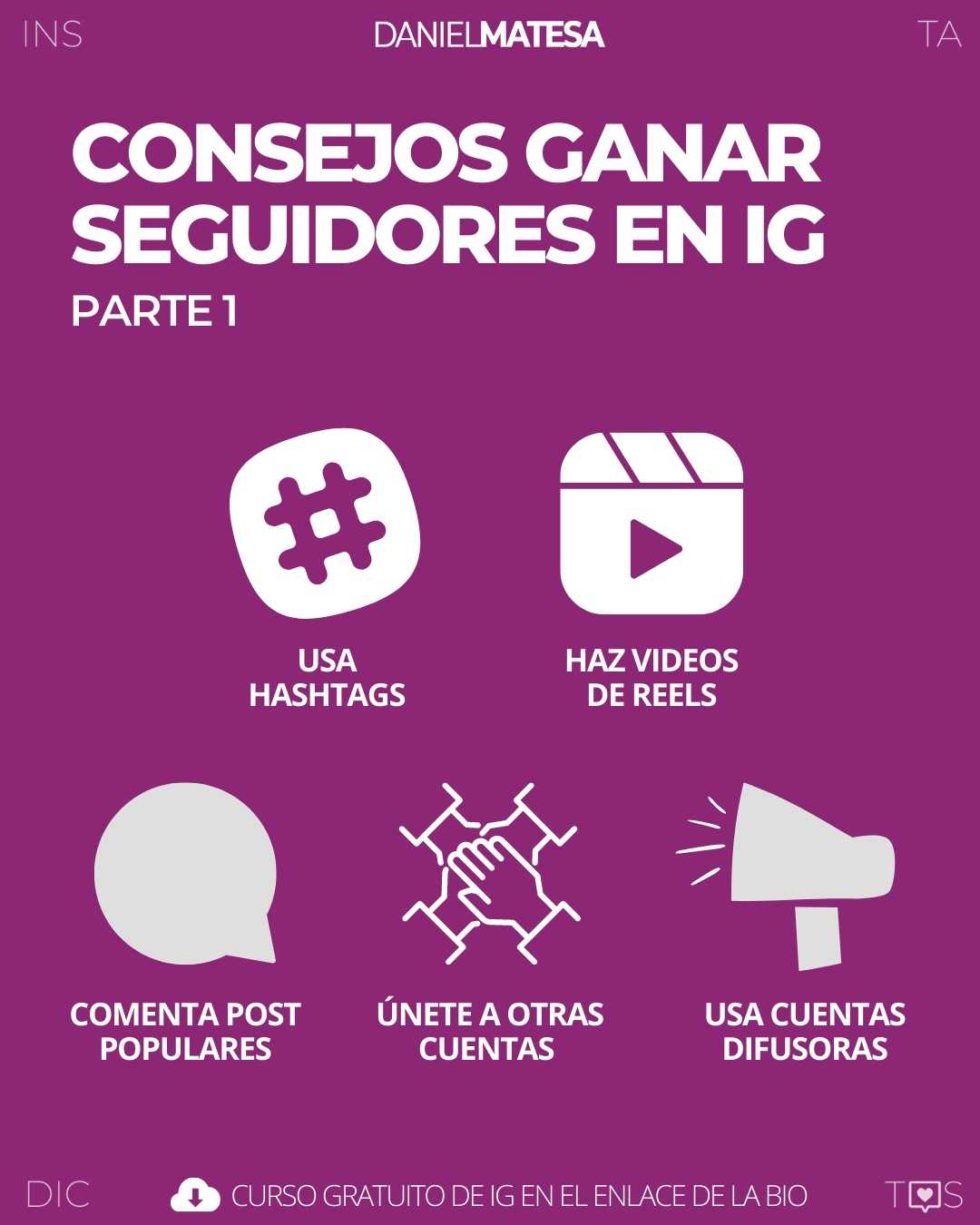 consejos para ganar seguidores en Instagram - tips conseguir fans IG 1