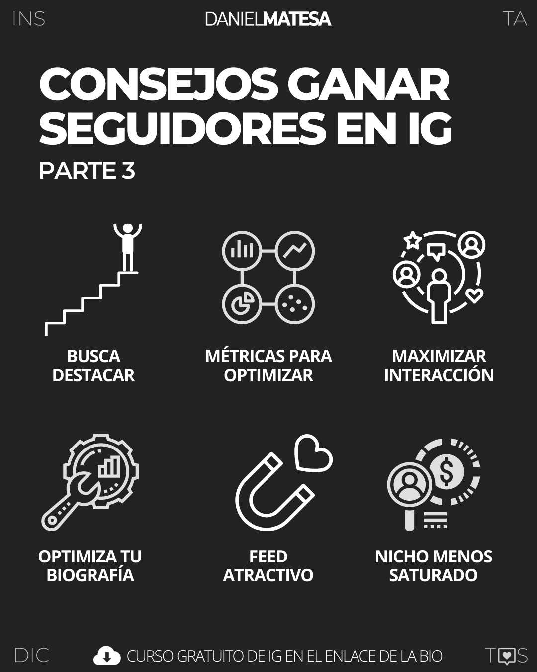 consejos para ganar seguidores en Instagram - tips conseguir fans IG 3