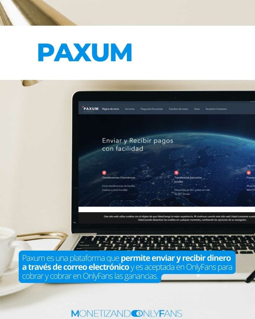 plataformas de cobro en onlyfans - Paxum