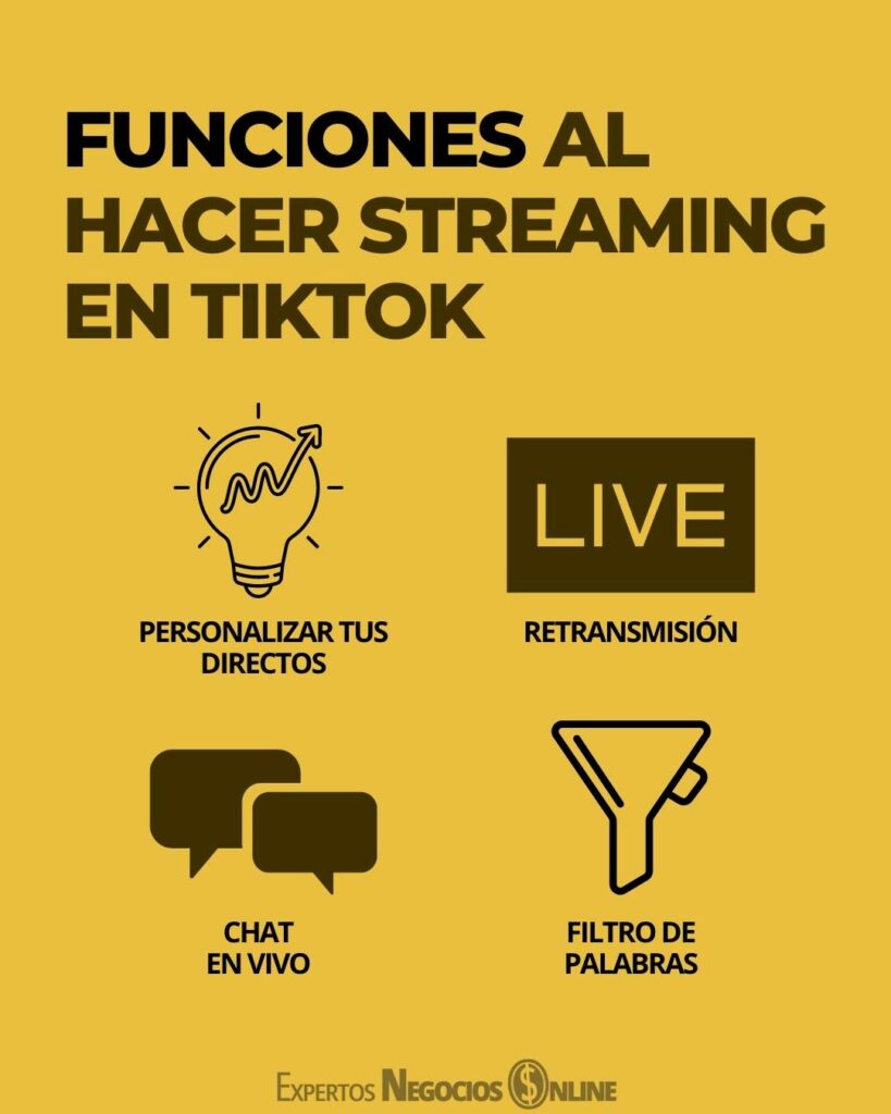 hacer streaming en Tiktok