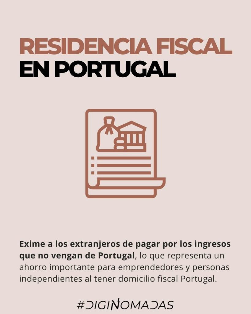 residencia fiscal en Portugal