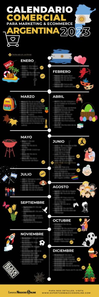 Descargar Calendario Comercial Argentina 2023 - Para Marketing Digital y eCommerce Argentina