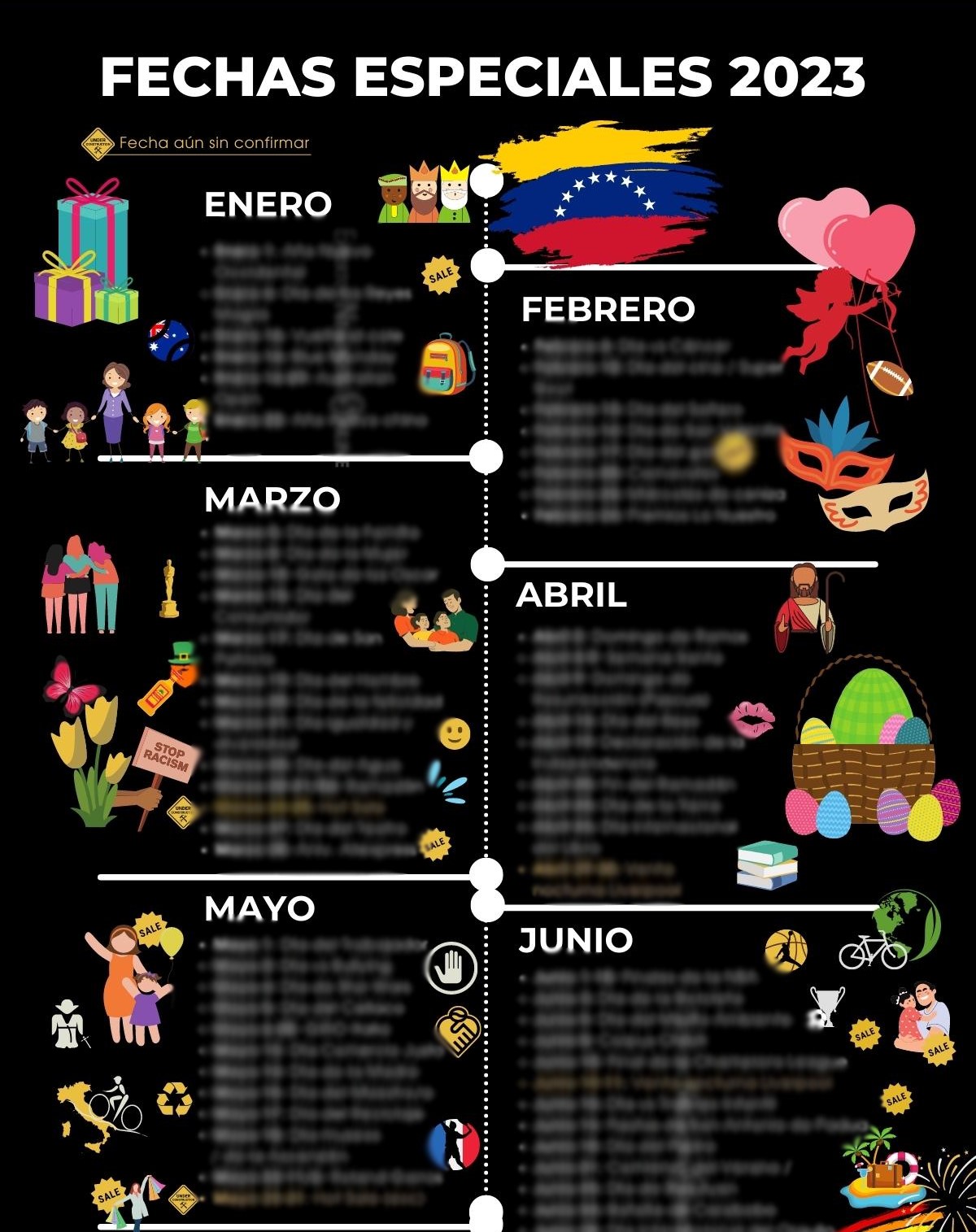 CALENDARIO VENEZUELA ECM 2023