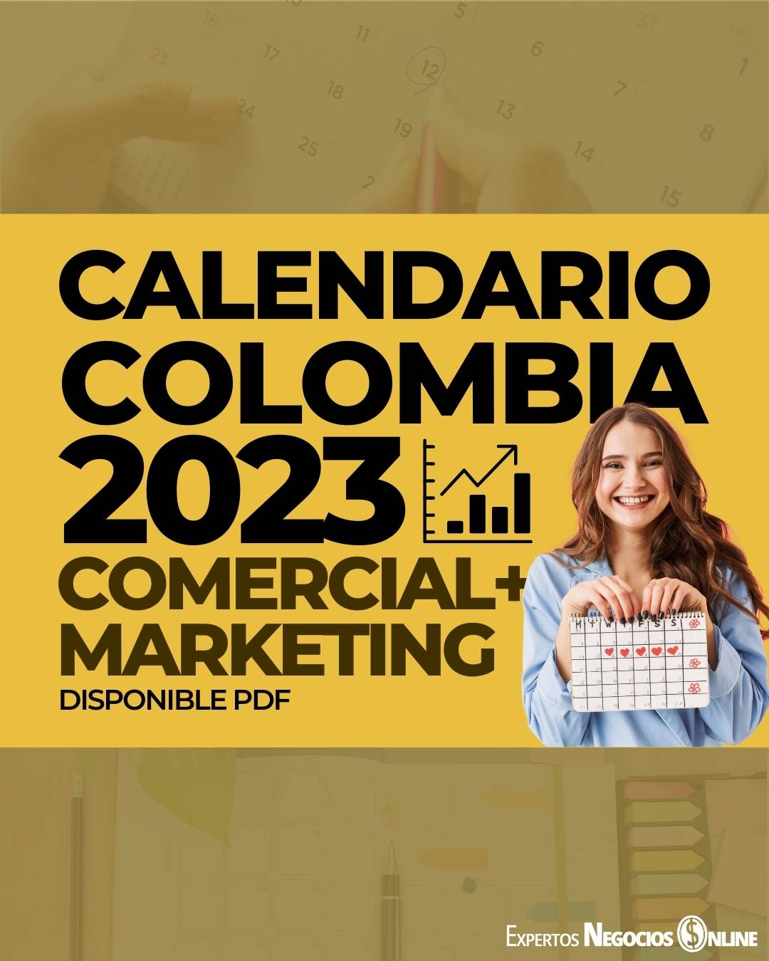 Calendario Colombia 2023 para Comercial,Marketing & eCommerce