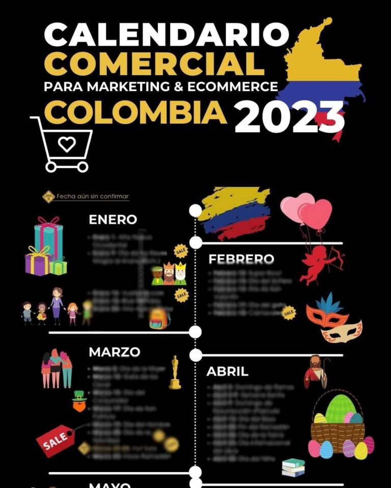 Calendario Marketing 2023 Colombia IMAGESEE