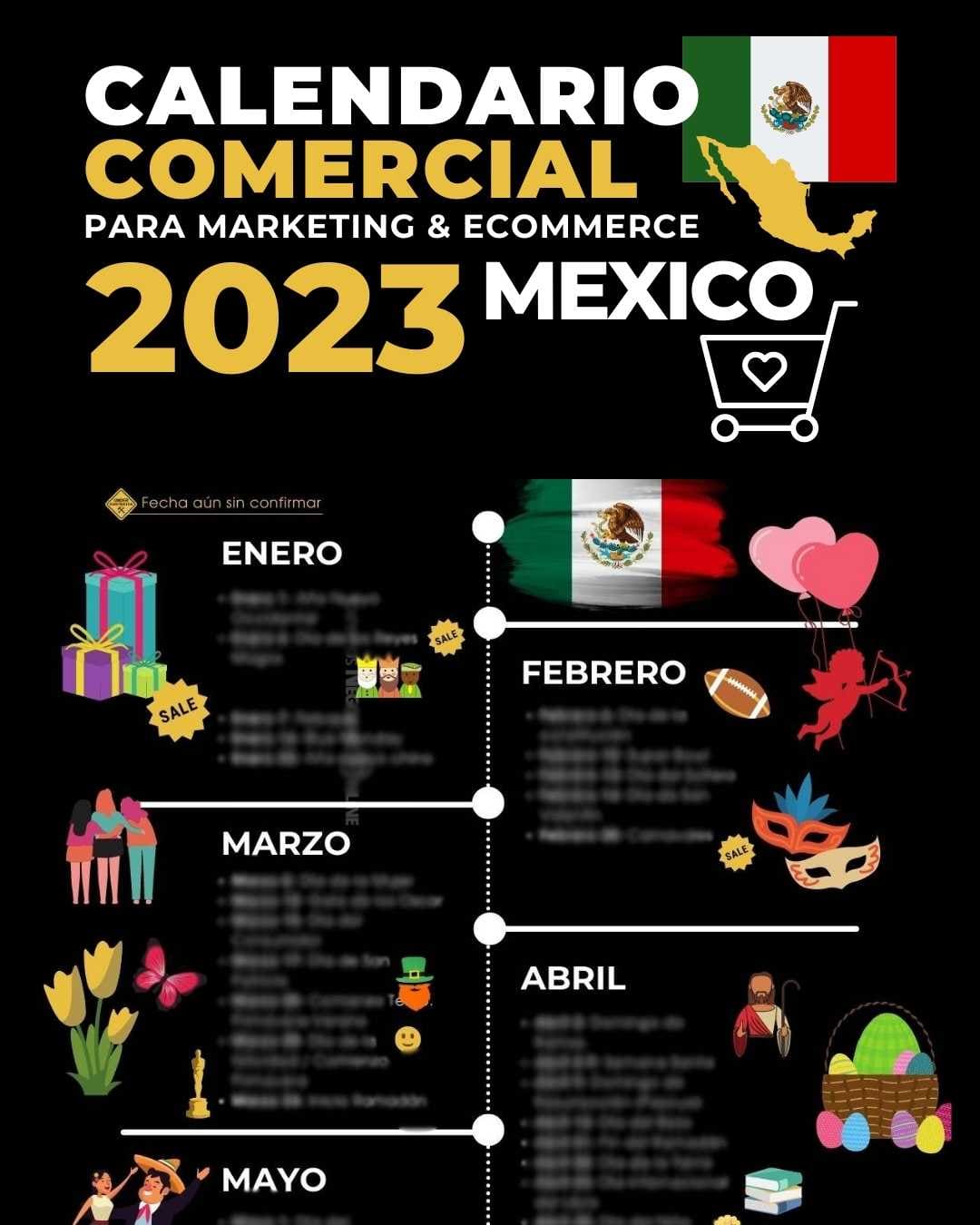 Descargar calendario marketing Mexico 2023