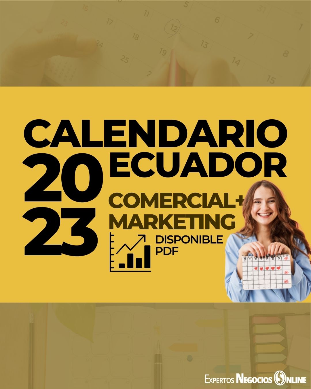 Calendario marketing 2023 Ecuador. Fechas especiales, comerciales & importantes