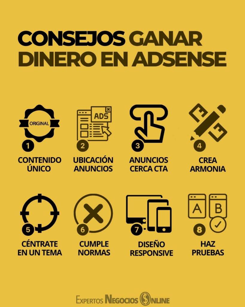 Estrategias y Consejos para ganar dinero con Google Ads  AdSense  Anuncios de Google