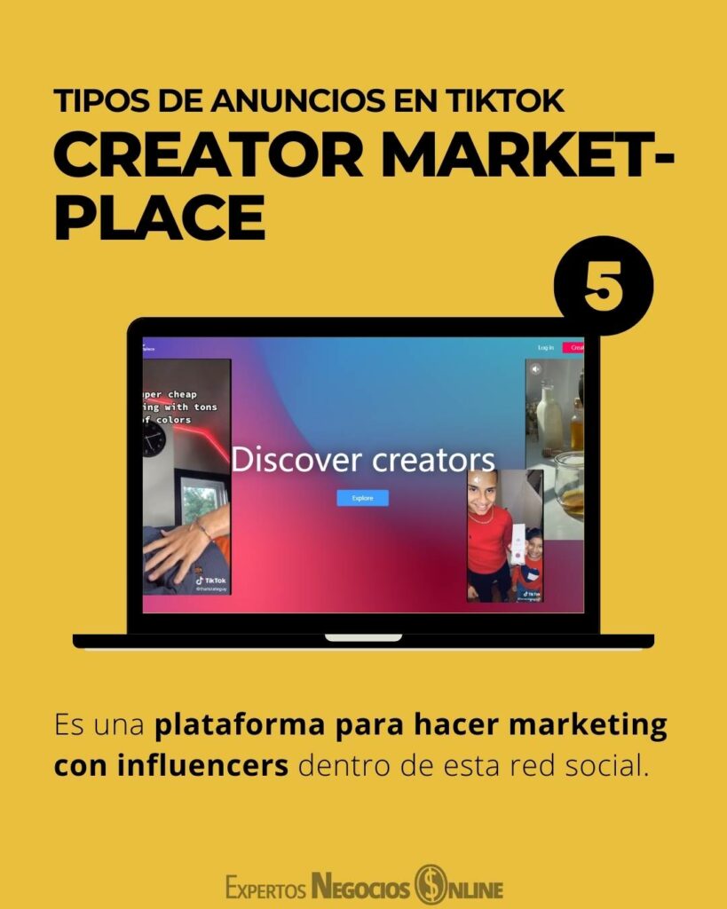anuncios en tiktok creator marketplace