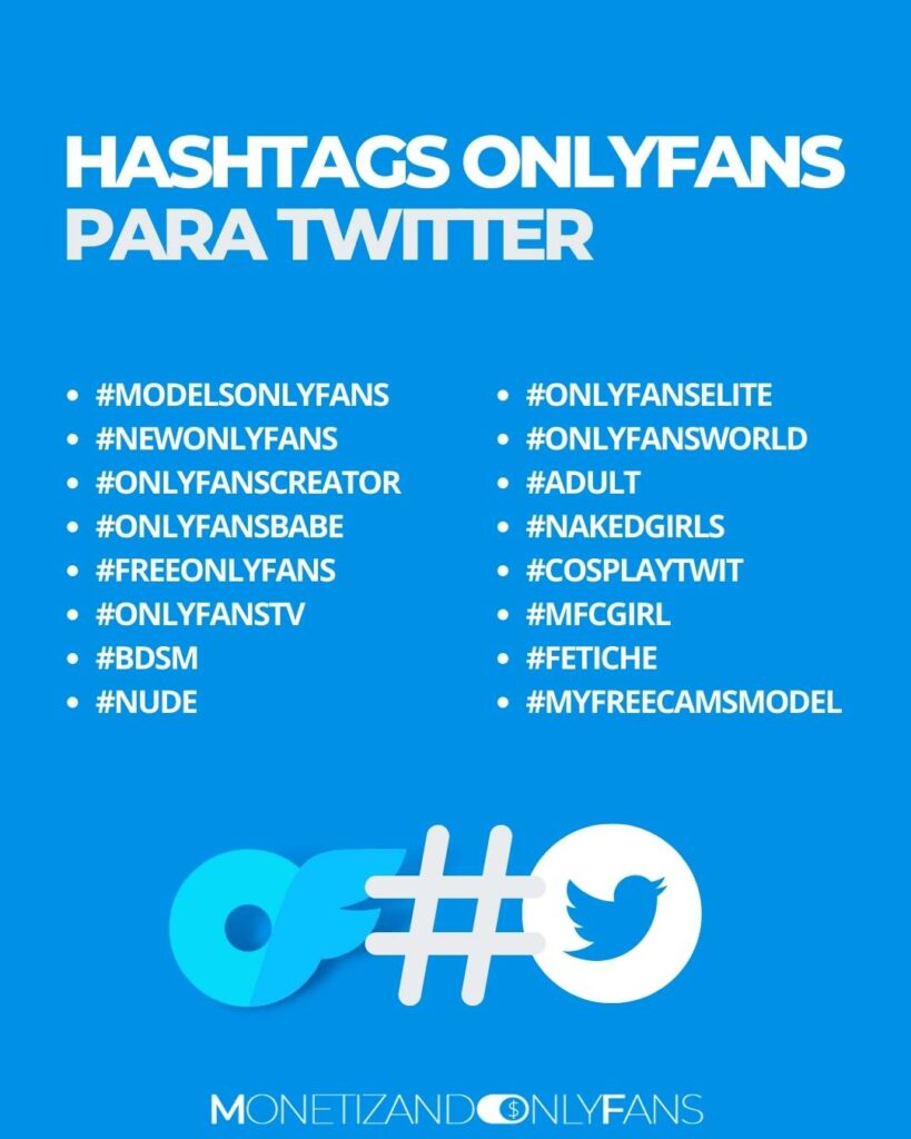 Hashtags OnlyFans en Twitter, Instagram, TikTok…