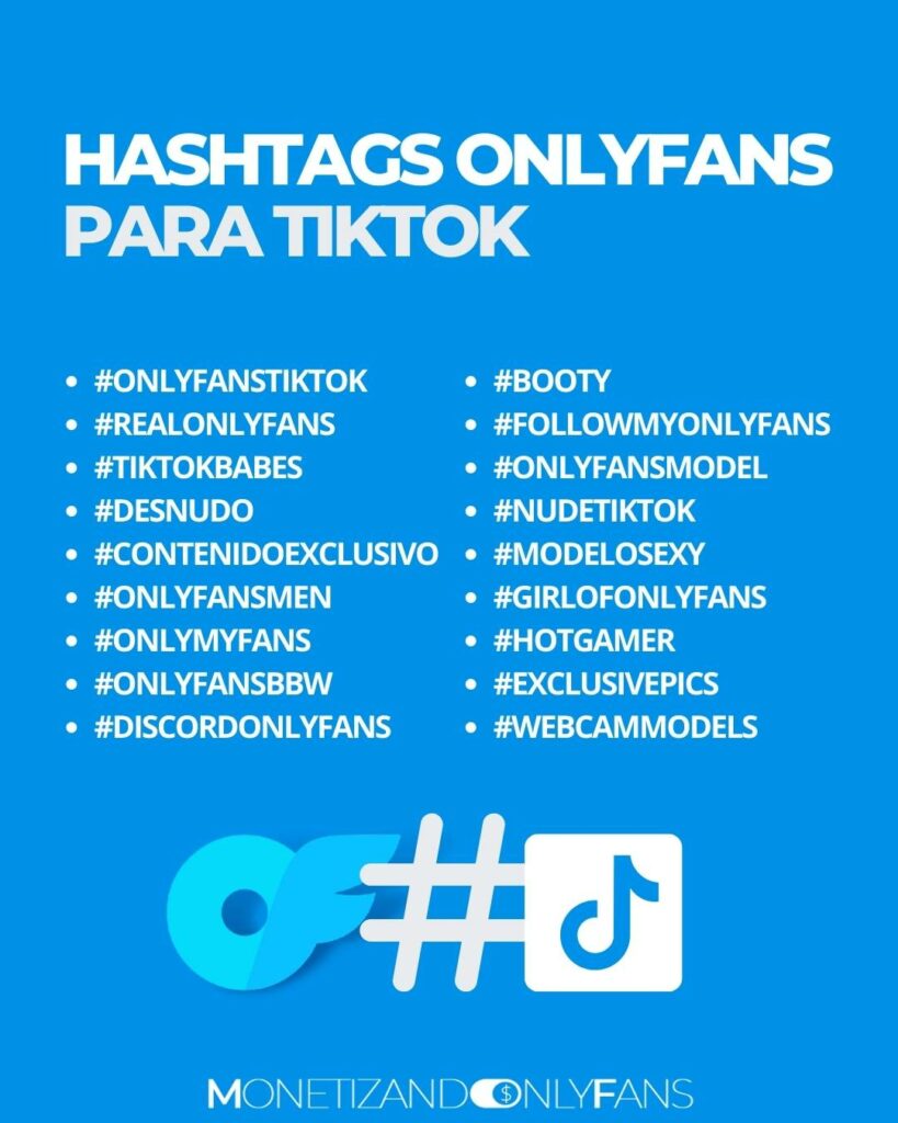 Hashtags OnlyFans en Twitter, Instagram, TikTok…
