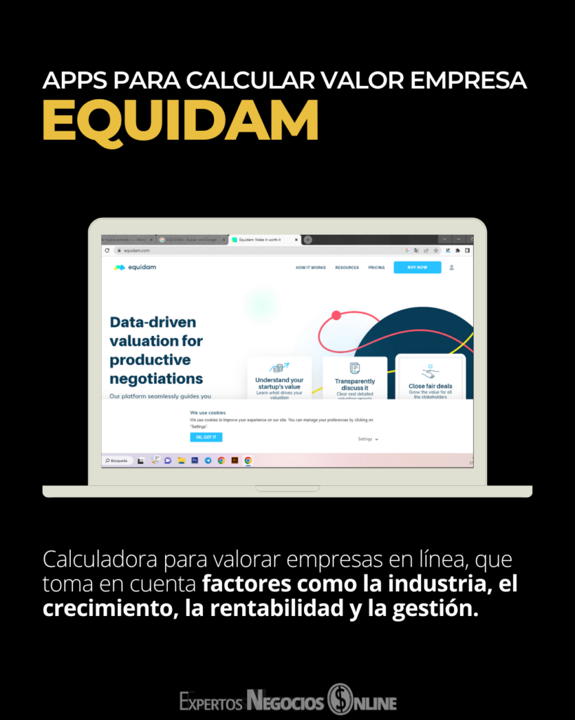 apps para calcular valor empresa