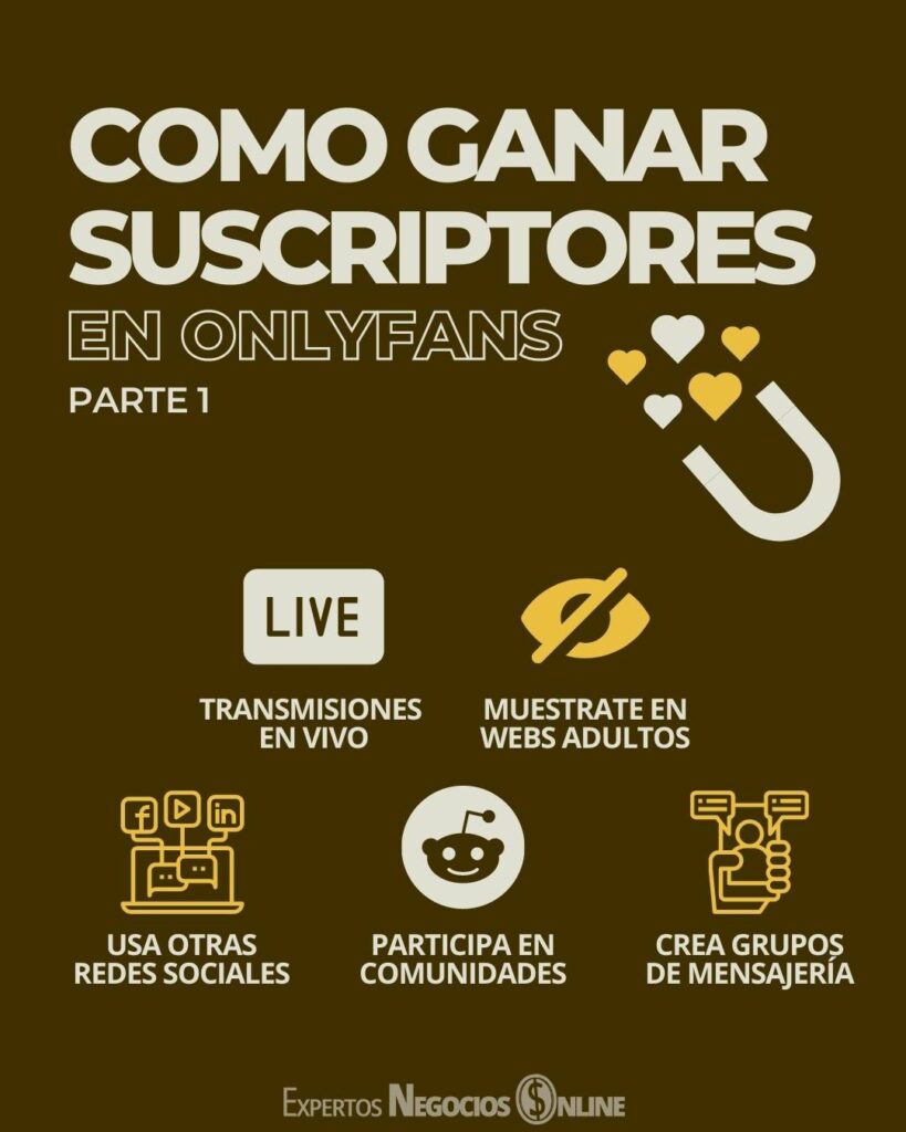 5 como ganar suscriptores en OnlyFans