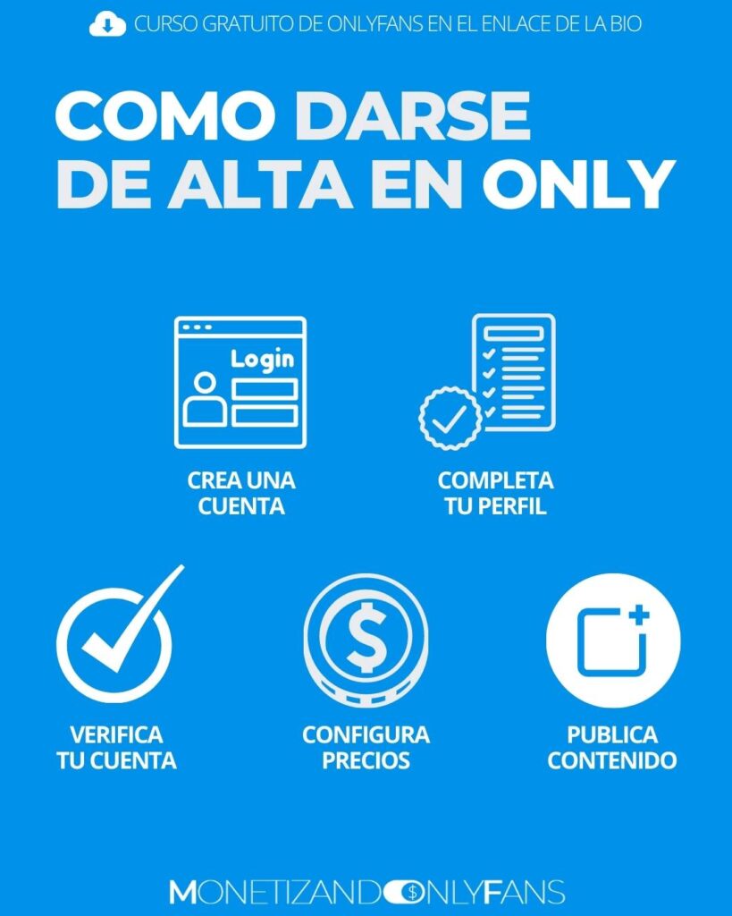 COMO DARSE DE ALTA EN ONLYFANS