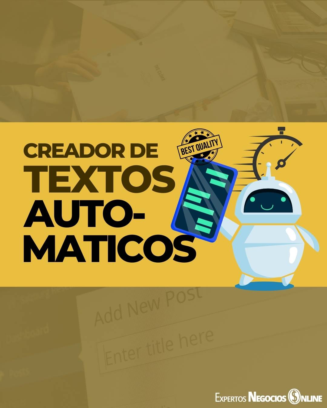 Creador de textos automáticos y redacciones online en español e inglés
