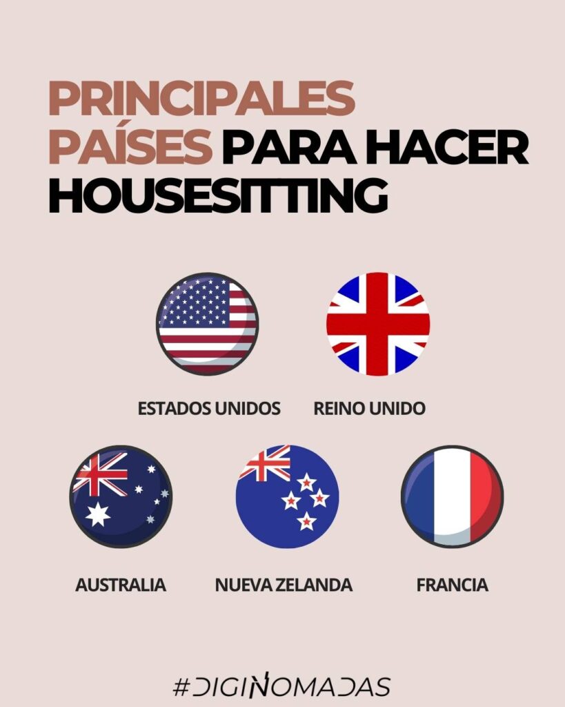 PRINCIPALES PAÍSES PARA HACER HOUSESITTING