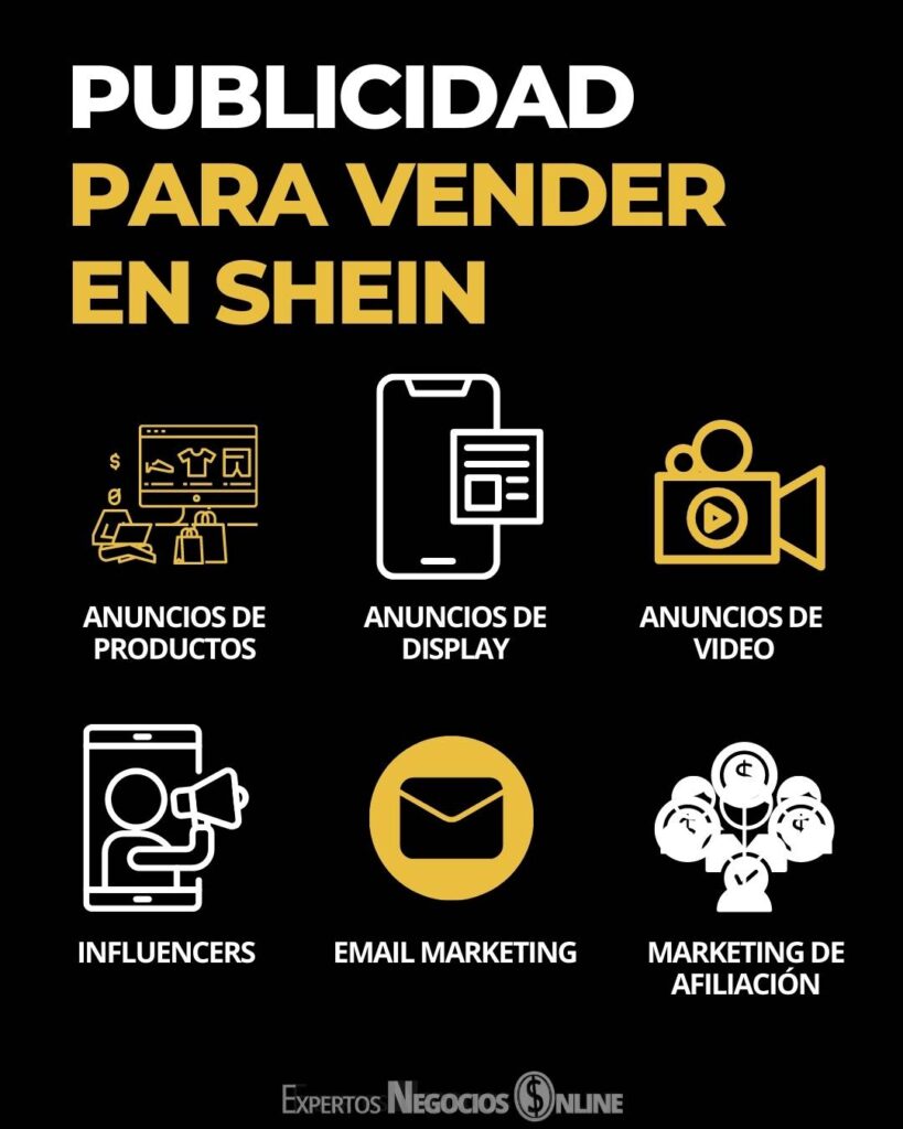 Publicidad para vender en Shein