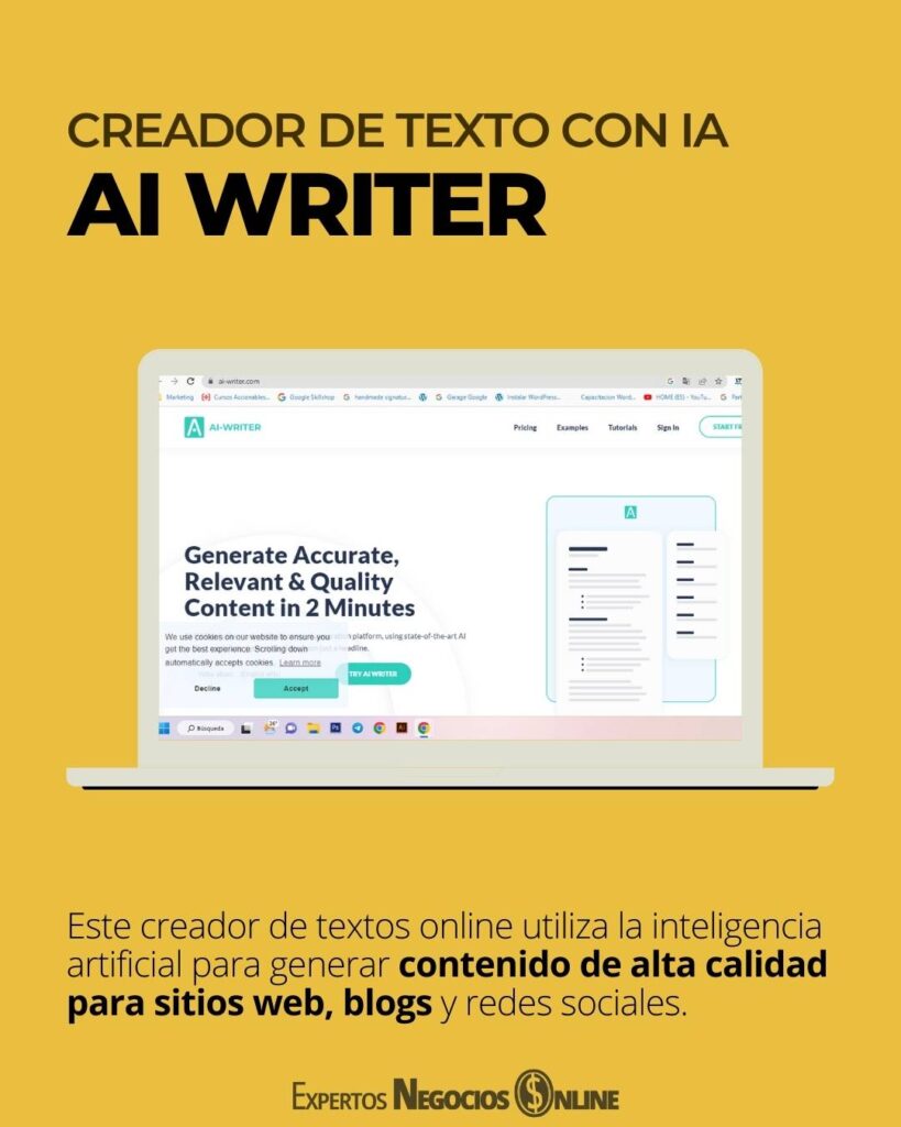 creador de textos online