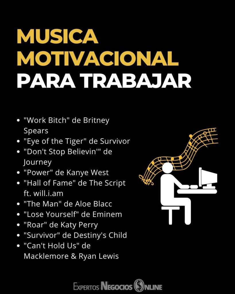 mUsica motivacional para trabajar