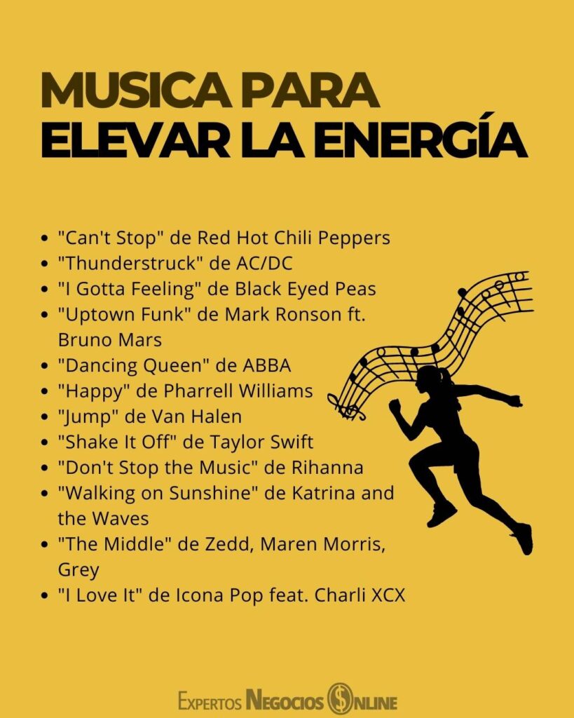 musica para elevar la energía