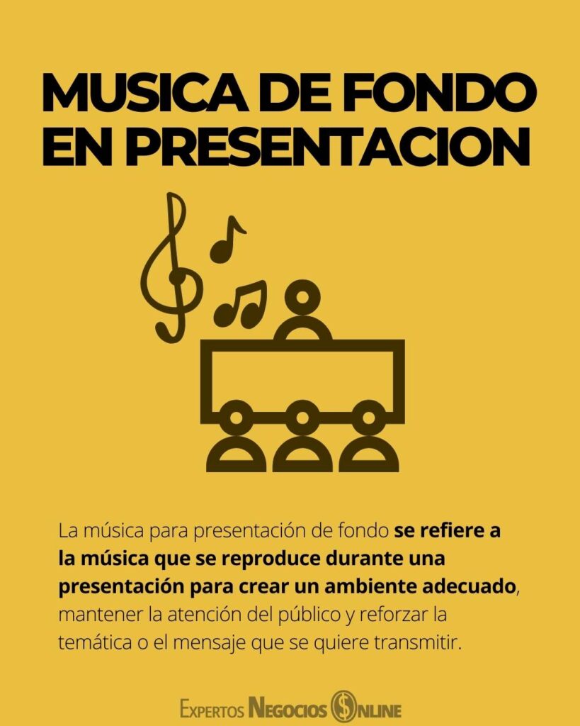 musica para presentacion