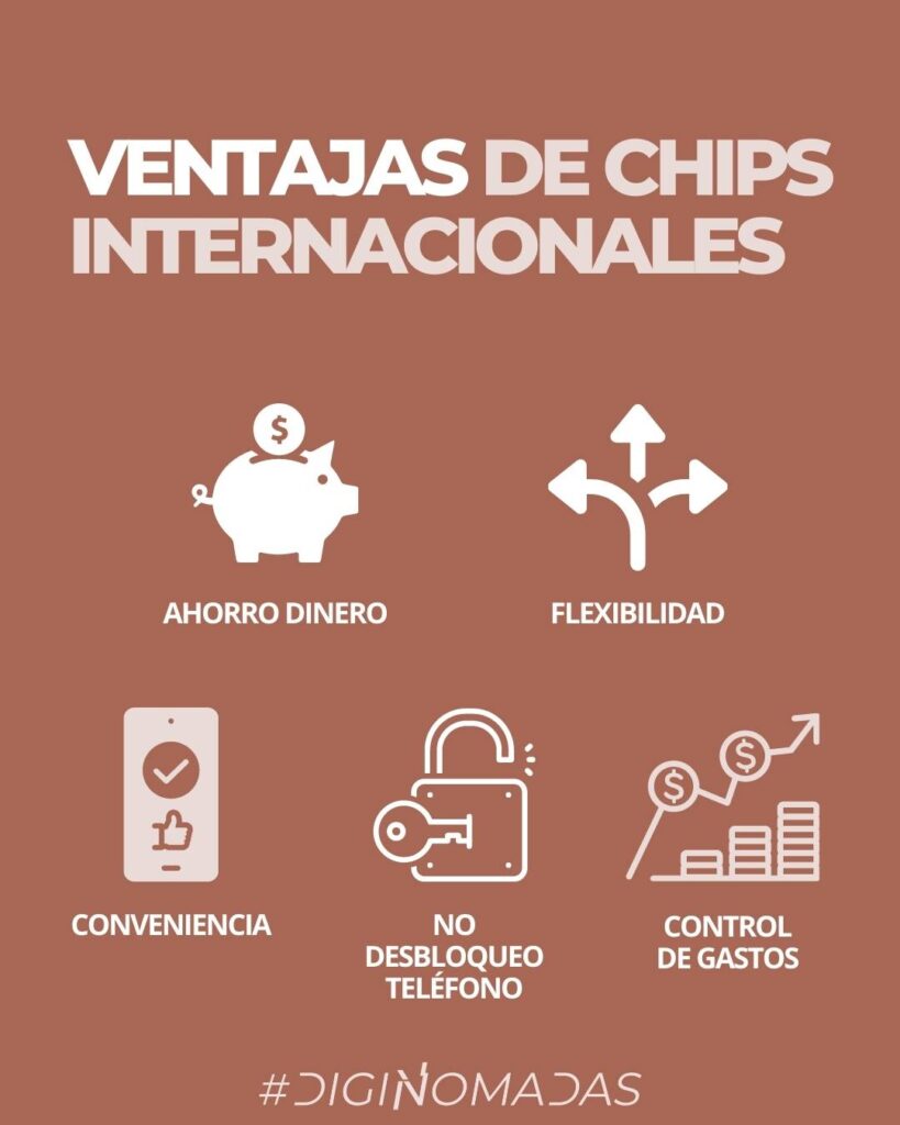 ventajas de chips internacionales