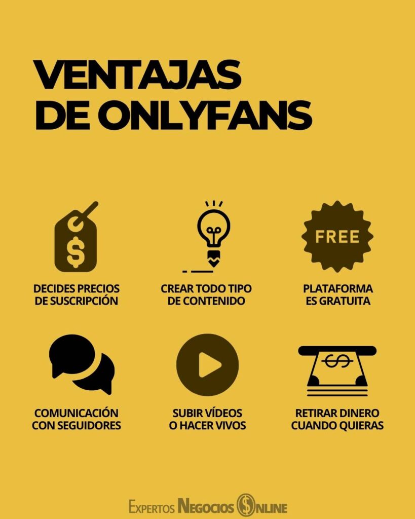 Ventajas de onlyfans