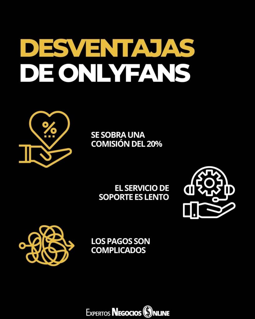 desVentajas de onlyfans