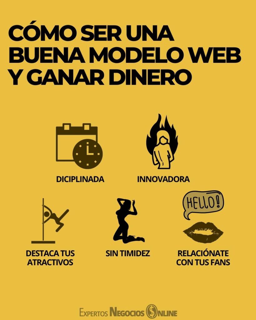 Cómo ser una buena modelo web y ganar dinero